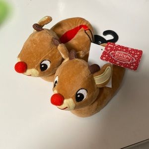 🆕Rudolph Kids Slippers size 3